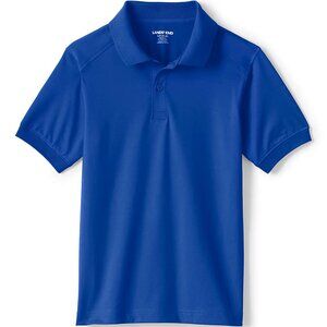 Lands' End School Uniform Rapid Dry Polo, Short Sleeve, Boy, Cobalt Blue, NWT
